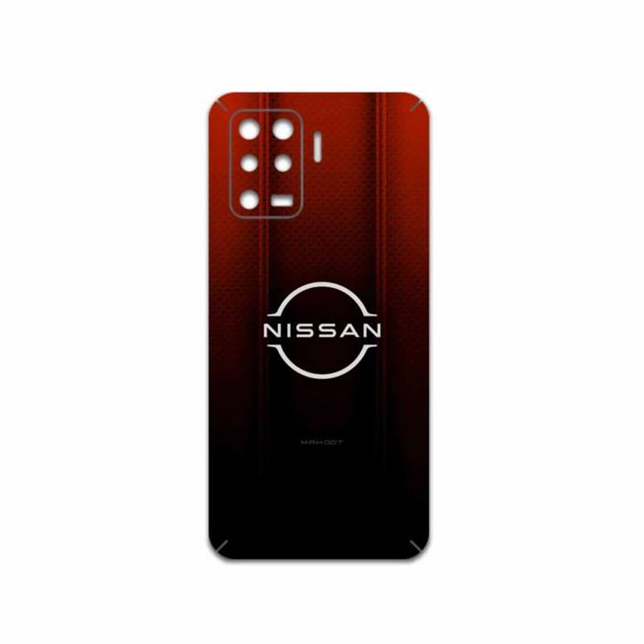 برچسب پوششی ماهوت مدل Nissan-Logo مناسب برای گوشی موبایل اپو A94 4G MAHOOT Nissan-Logo Cover Sticker for Oppo A94 4G